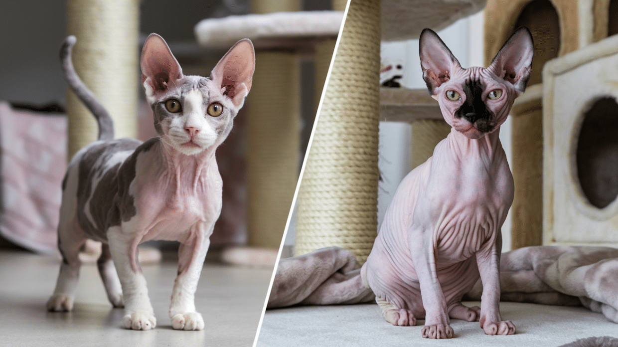 Devon Rex vs Sphynx