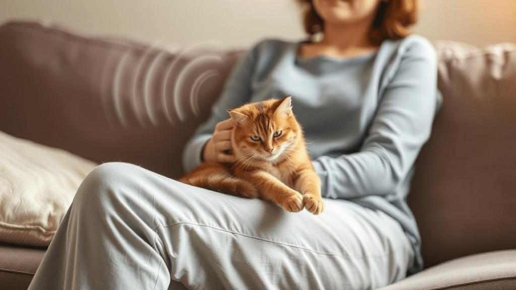 cat purring effect on humans