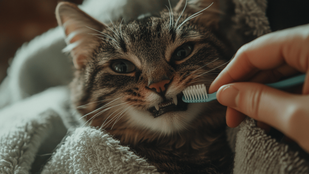 How to Brush Your Cat’s Teeth