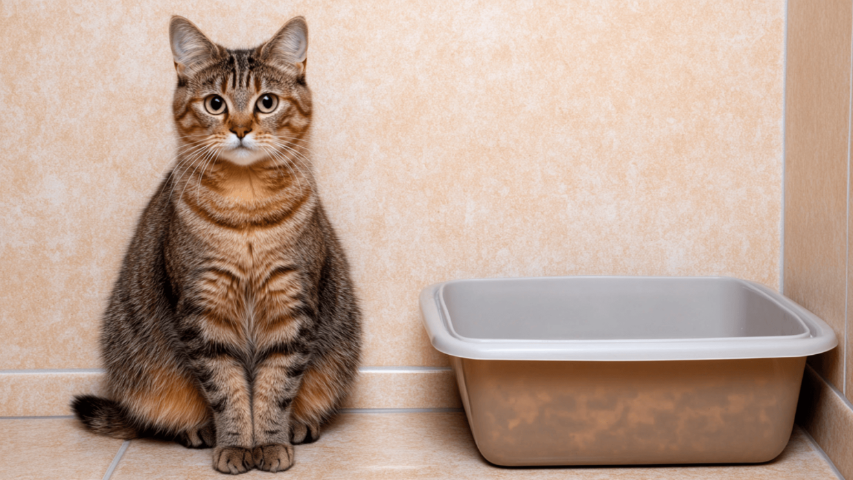 cat with diarrhea