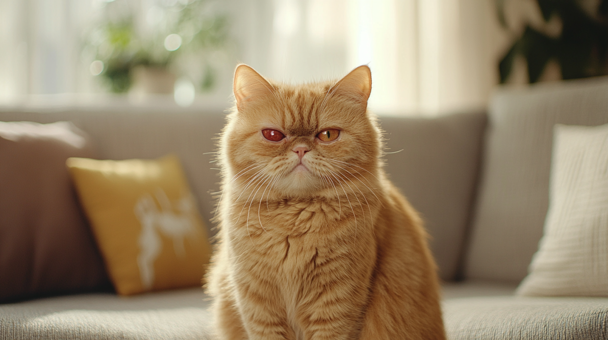 ,my cats eye is red