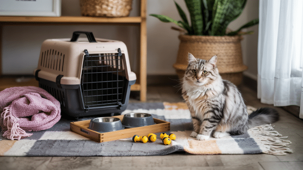 Cats and Moving to a New Home