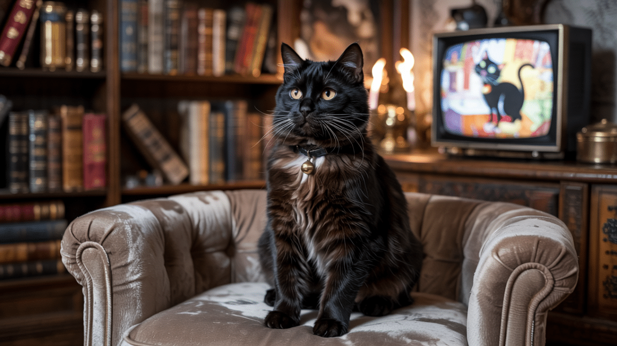 famous black cats