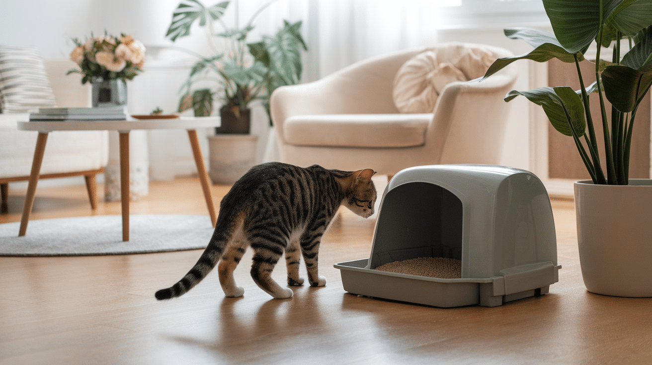 why does my cat pee outside the litter box